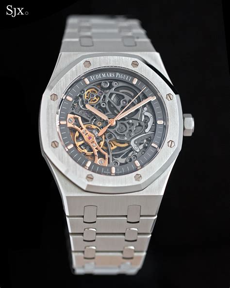 audemars piguet royal oak double balance wheel open worked|royal oak watch cost.